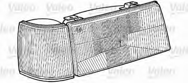 VALEO 088079 Headlight